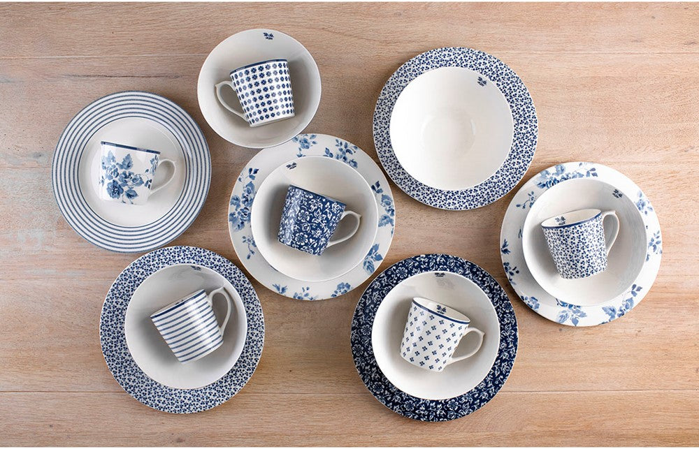 Laura Ashley Set 18 Pcs Tableware