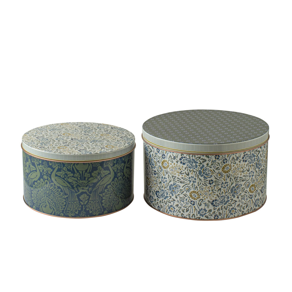 Laura Ashley Set 2 Tins Daniela en Peacock Yellow