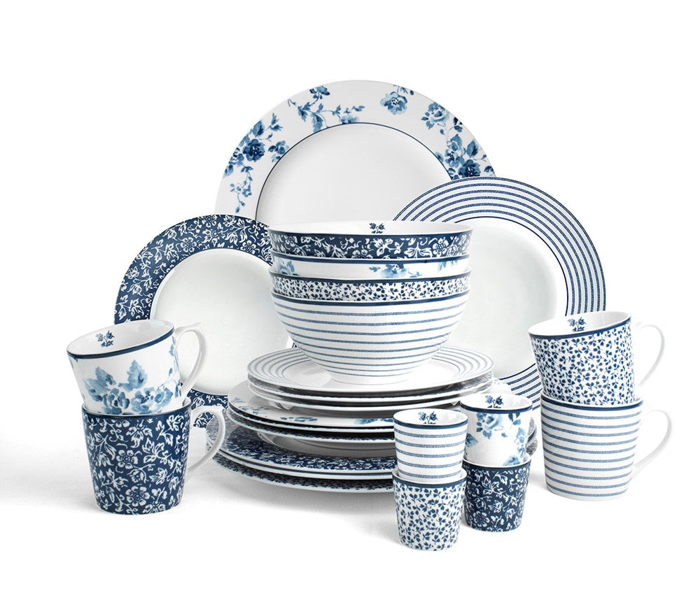 Laura Ashley Set 24 Pcs Tableware