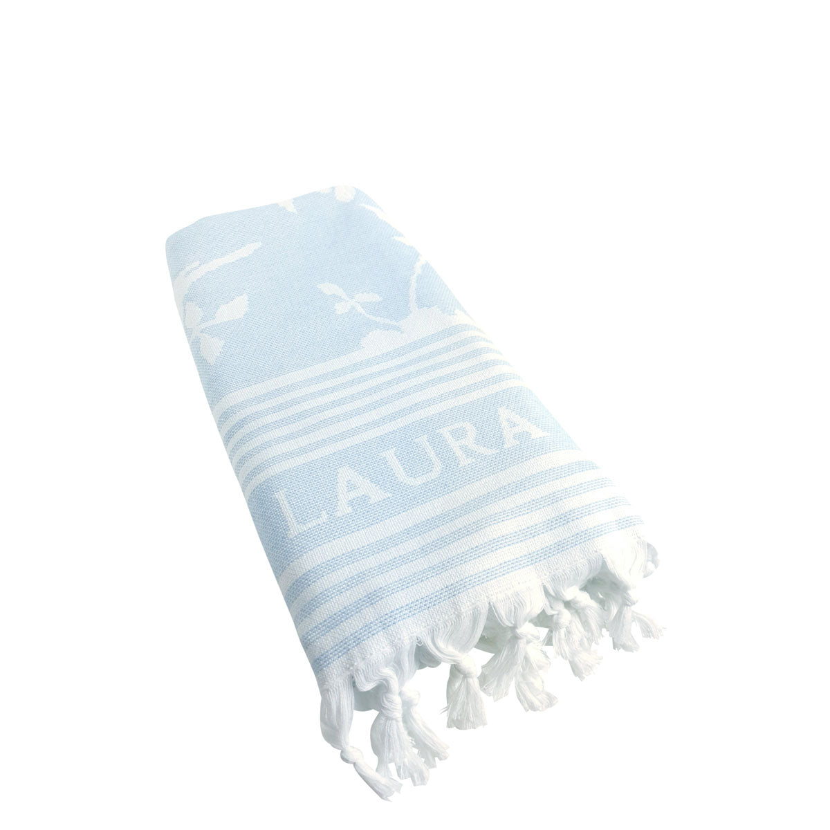 Laura Ashley Beachtowel/hammamtowel Light Blue 90x180 cm