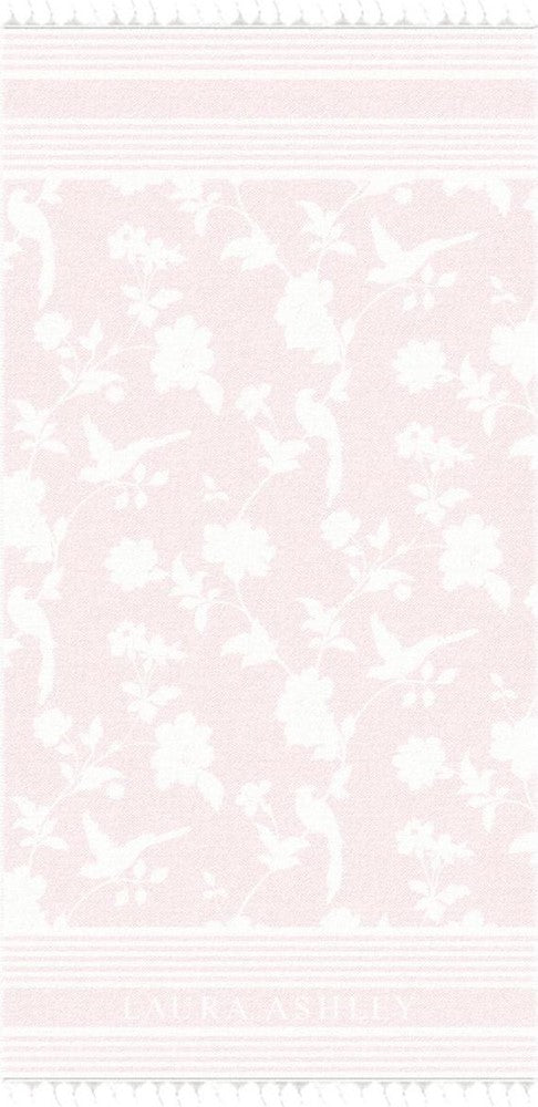 Laura Ashley Beachtowel/hammamtowel Pink 90x180 cm