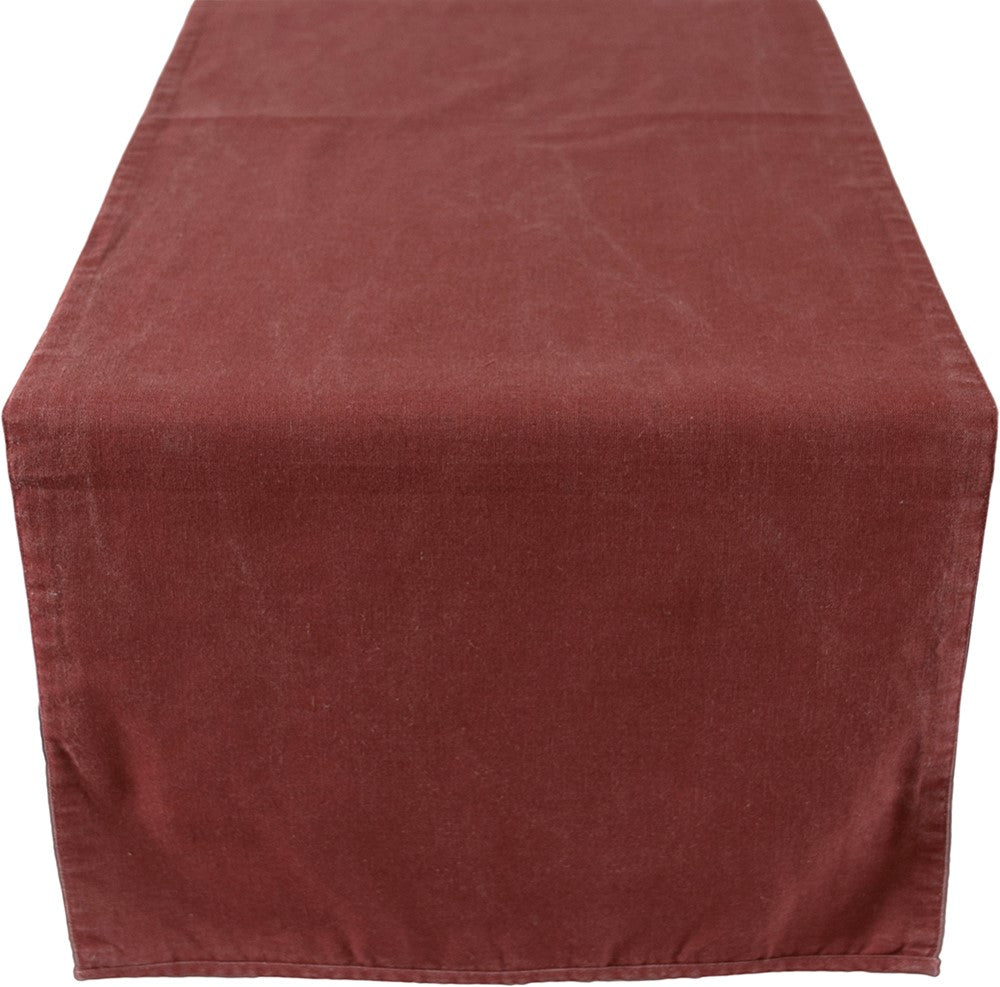 Laura Ashley Tablerunner Oxblood Red Double Sided Uni/Daniela 40x150cm