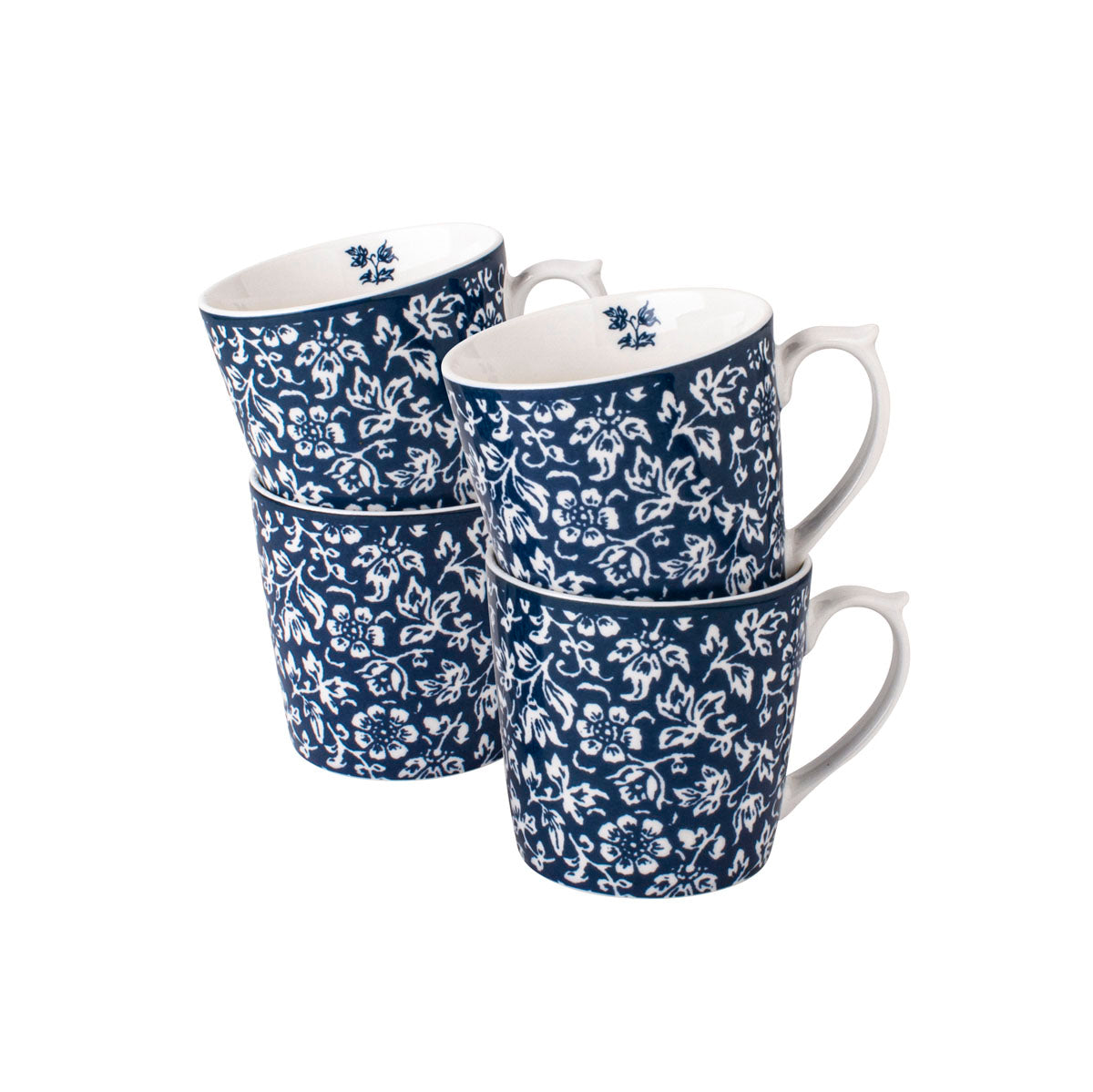 Laura Ashley Giftset 4 Mugs Sweet Alyssum 32 cl.