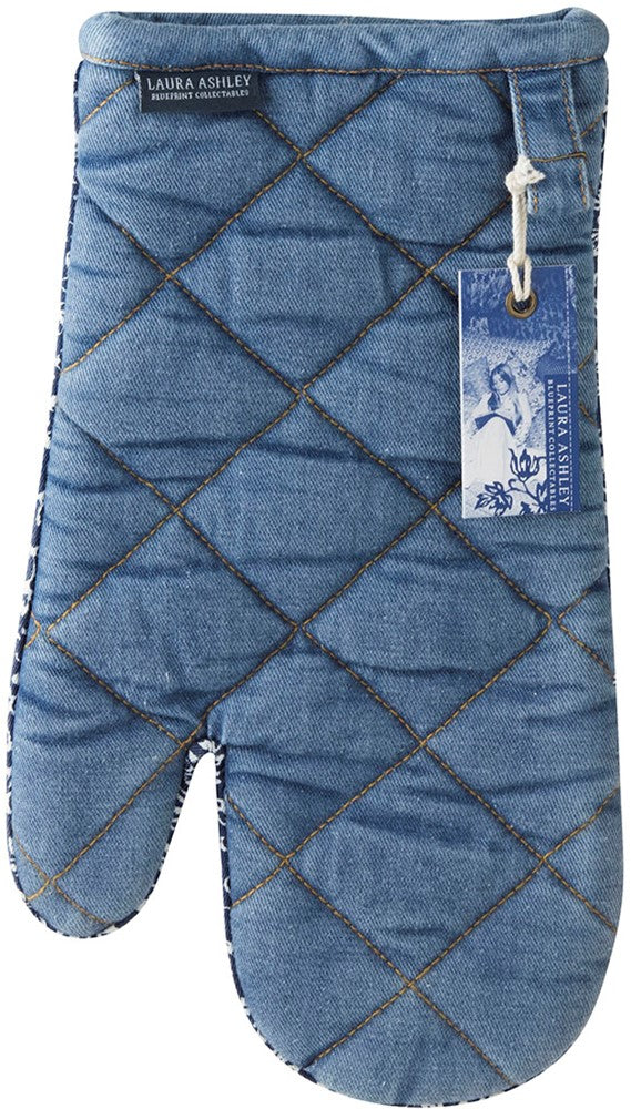 Laura Ashley Blueprint Collectables Ovenmitten Sweet Allysum 12.99 x 7.08 - Blue